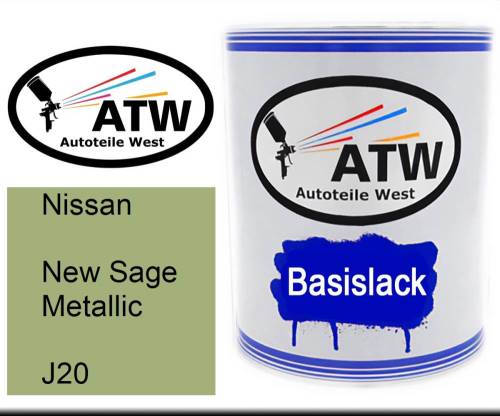 Nissan, New Sage Metallic, J20: 1L Lackdose, von ATW Autoteile West.